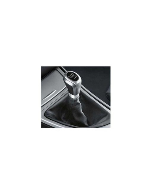 Pommeau De Levier De Vitesse Et Soufflet Pour BMW Série 1 Et 2 (E81, E82, E87, E88) - 6 Vitesses - Noir